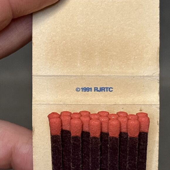 1991 Joe Camel Matchbook Smooth Philosophy RJ RENYNODS Tobacco CAMEL Cigarettes - Picture 4 of 11